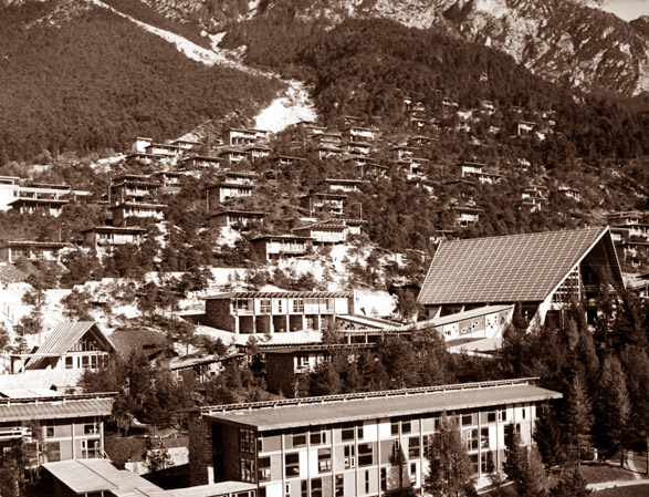 Borca di Cadore (Belluno). Ex Villaggio ENI