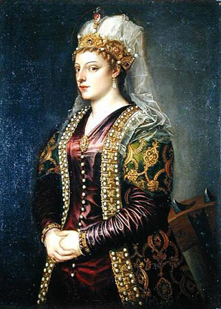 Tiziano, Ritratto di Caterina Corner